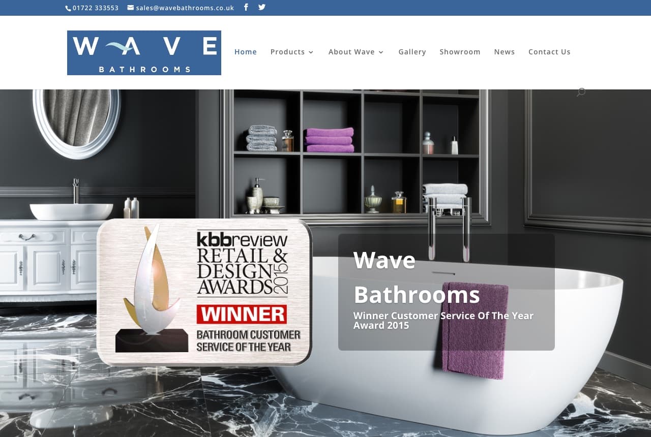 Wave Bathrooms - Salisbury - bathroom showroom near Marlborough and Hungerford