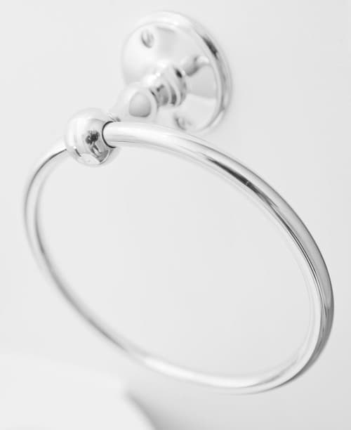 Chrome Towel Ring - Professional plumbing work by Rosebourne Plumbing