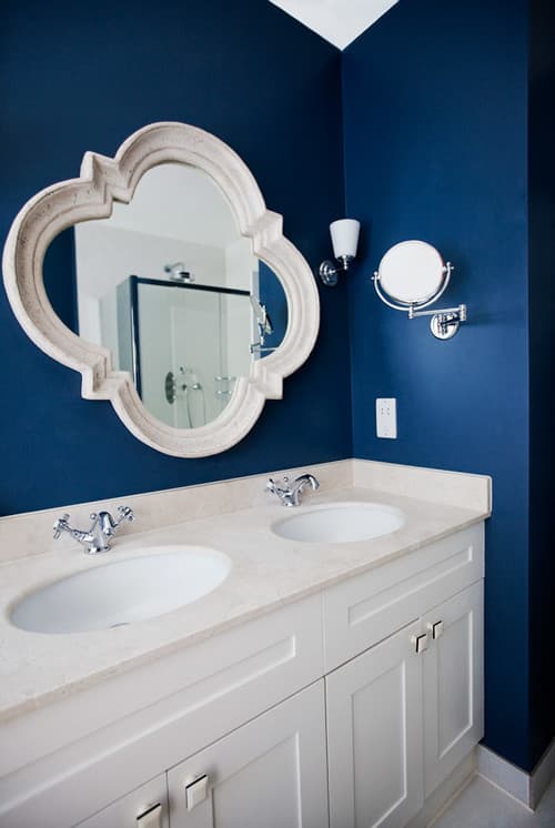 Twin Basins with Crosshead Taps - Professional plumbing work by Rosebourne Plumbing