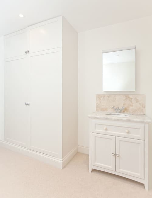 Fitted Storage and Vanity Basin - Professional plumbing work by Rosebourne Plumbing