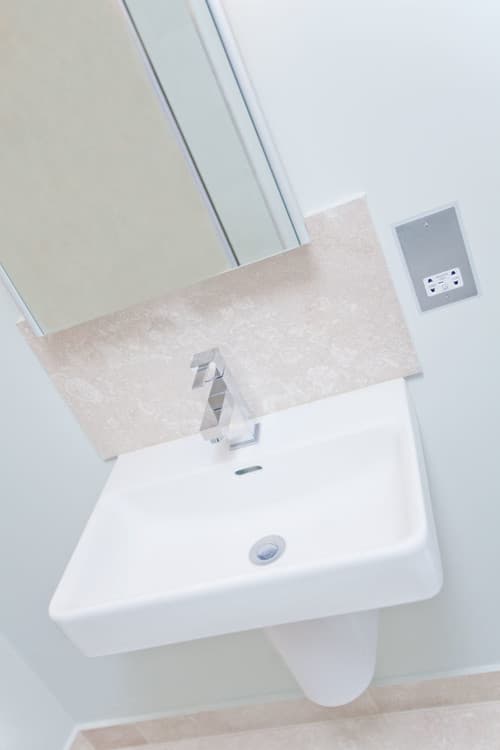 Basin, Mixer and Splashback - Professional plumbing work by Rosebourne Plumbing