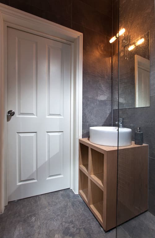 Countertop Basin on an Oak Stand - Professional plumbing work by Rosebourne Plumbing