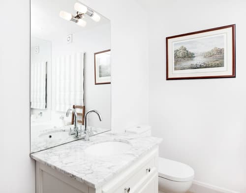 Marble Vanity Basin - Professional plumbing work by Rosebourne Plumbing