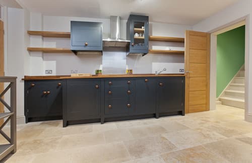 Kitchen Run with Oak Worktops - Professional plumbing work by Rosebourne Plumbing