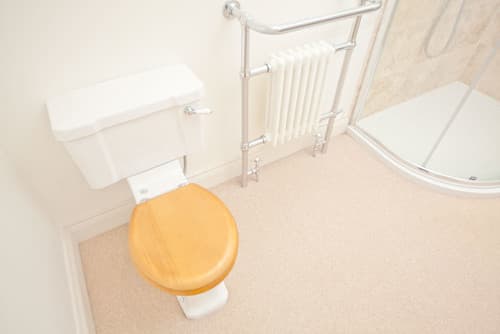 WC, Towel Warmer and Shower - Professional plumbing work by Rosebourne Plumbing