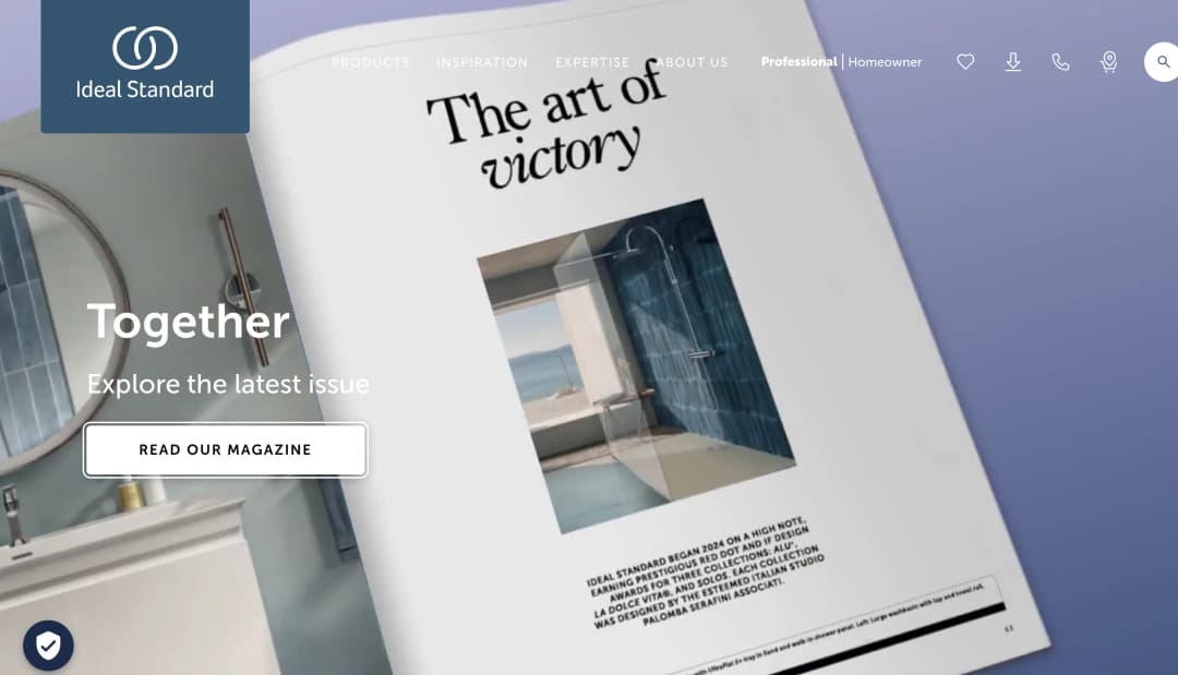 Ideal Standard website