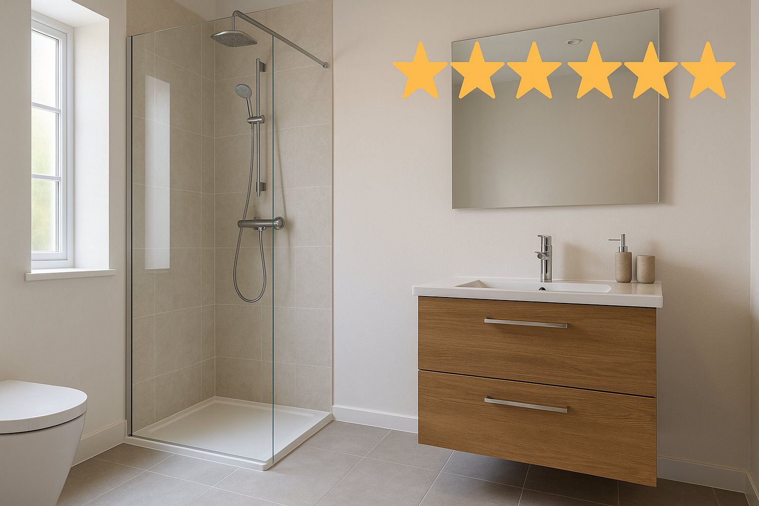 Customer Reviews - Bathroom Refurbishment Testimonials Rosebourne Plumbing