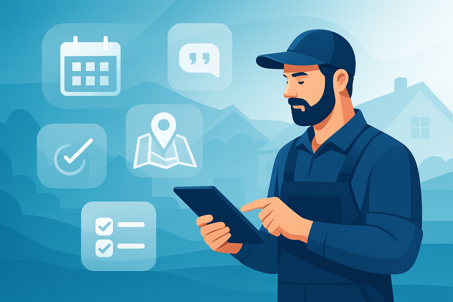 ServiceM8 Job Management Dashboard