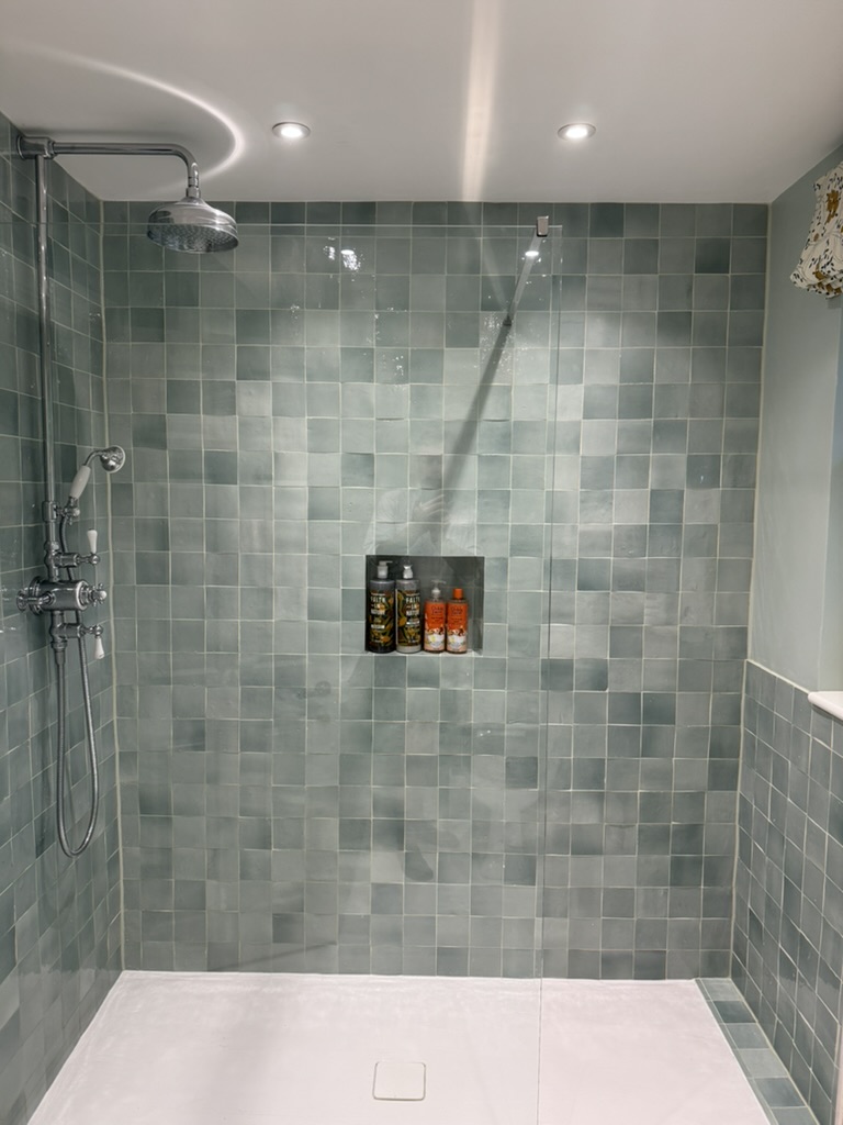 Hill End Modern Shower Installation - Professional plumbing work by Rosebourne Plumbing
