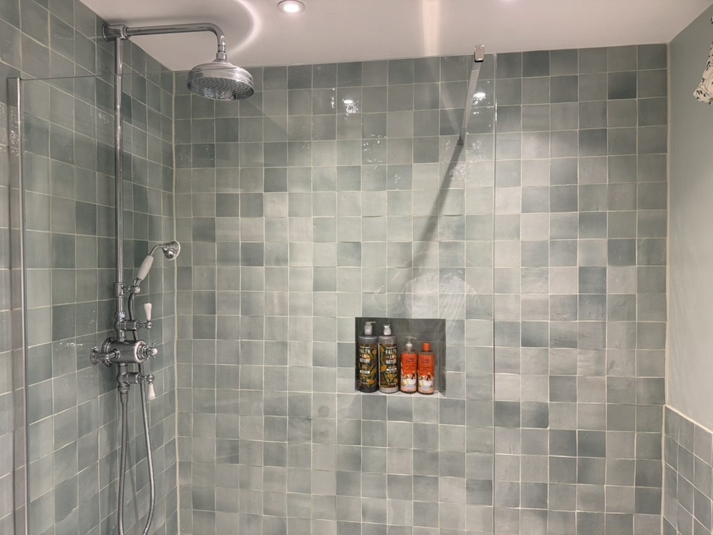 Hill End Shower Room Completion - Professional plumbing work by Rosebourne Plumbing