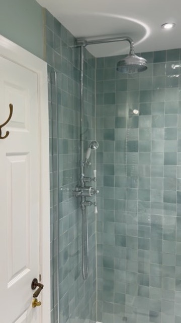 Hill End Shower System Detail - Professional plumbing work by Rosebourne Plumbing