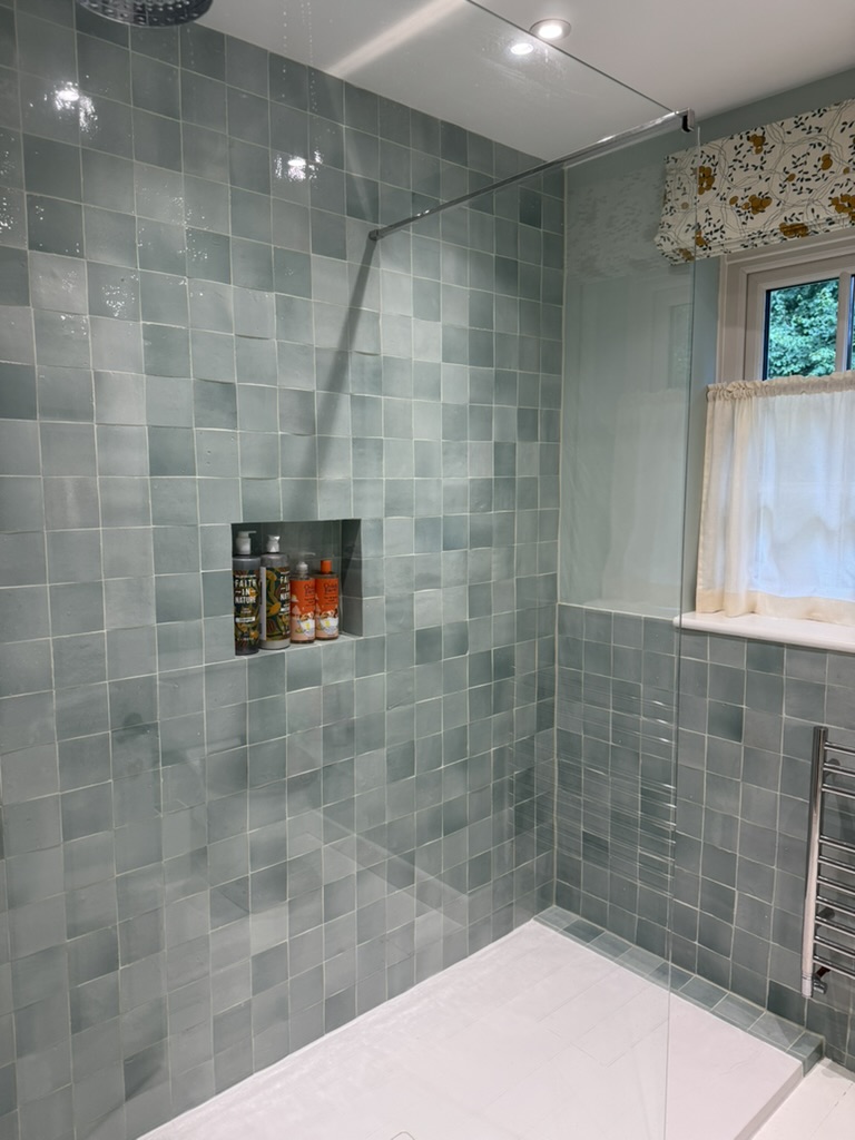 Hill End Shower Room Features - Professional plumbing work by Rosebourne Plumbing