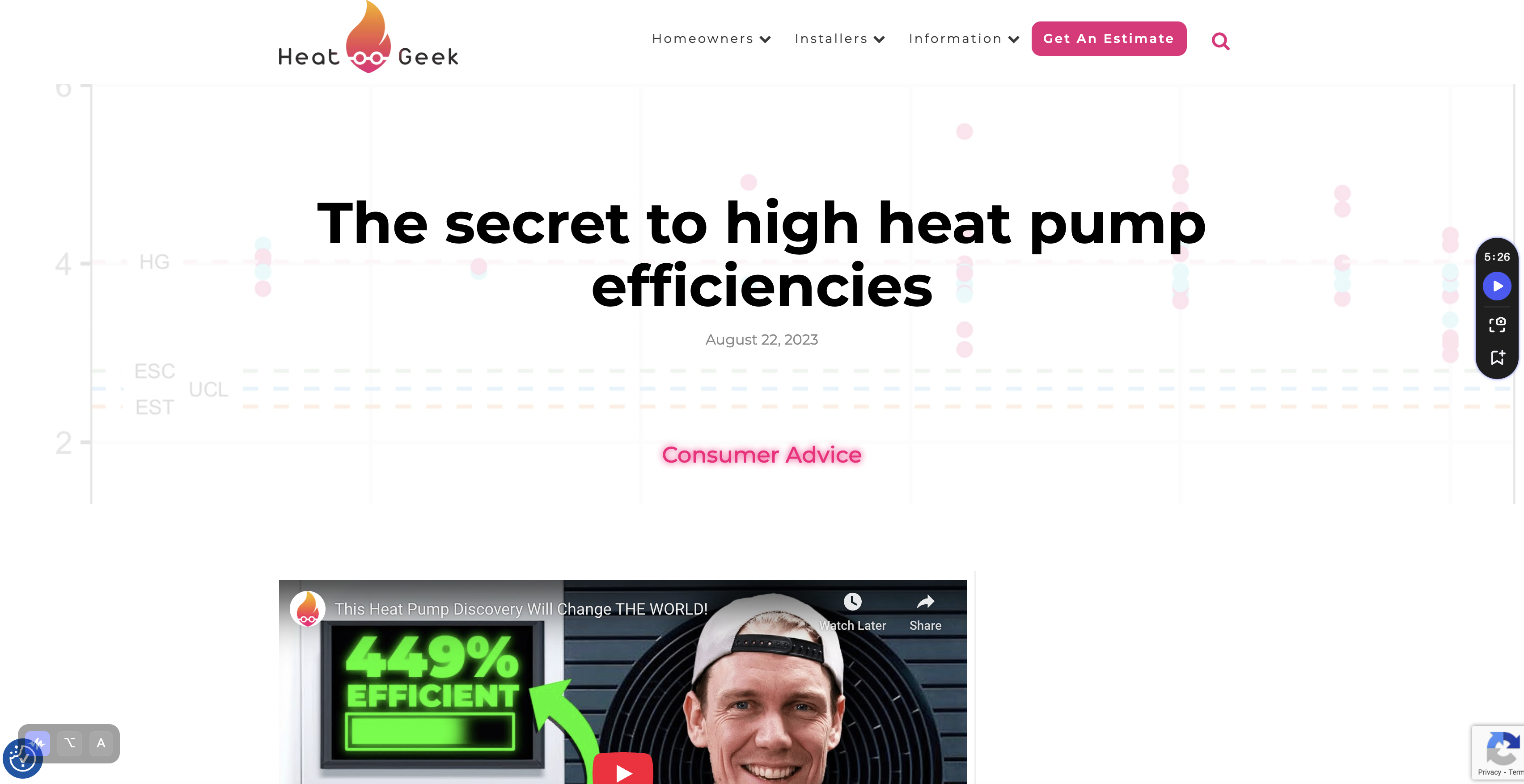 Heat Geek heat pump efficiency guide - click to visit official website