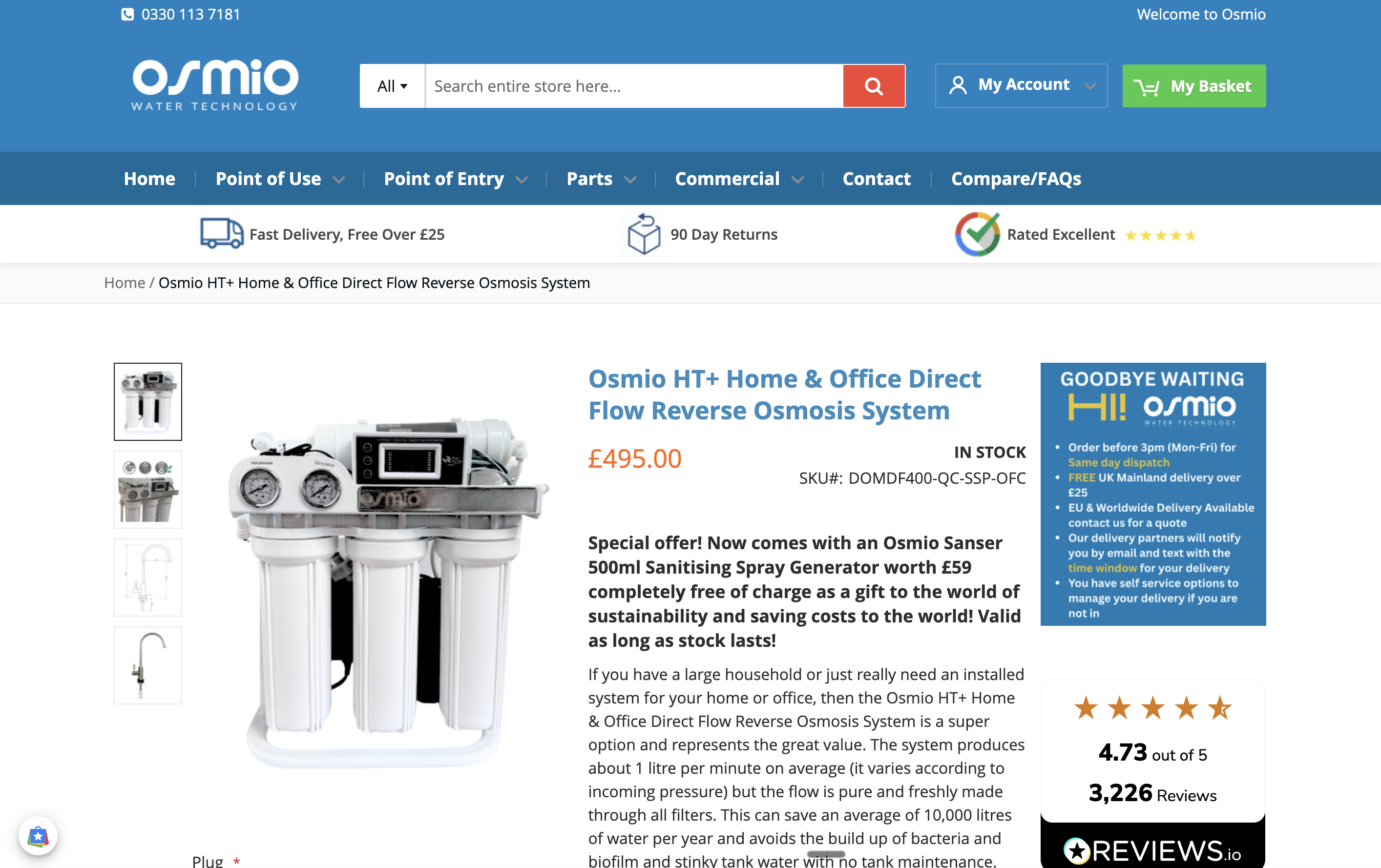 Reverse Osmosis Systems water filter system