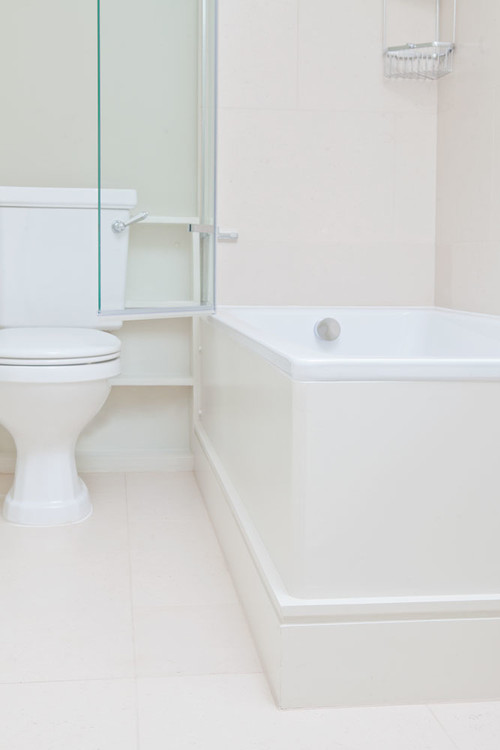 Contemporary Bathroom - Gloucester Terrace - Professional plumbing work by Rosebourne Plumbing