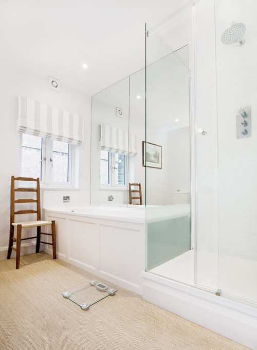 Contemporary Bathroom - Imperial Square, Fulham - Professional plumbing work by Rosebourne Plumbing