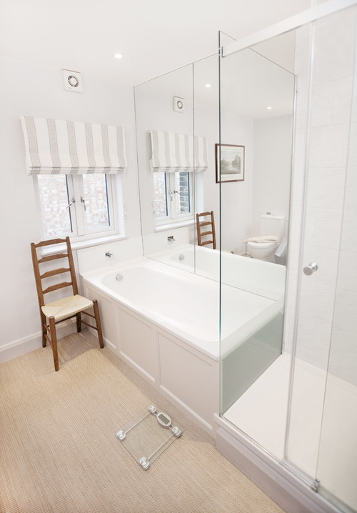 Contemporary Bathroom Detail - Imperial Square, Fulham - Professional plumbing work by Rosebourne Plumbing