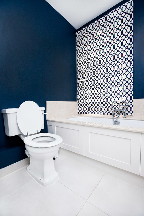 Traditional Bathroom Detail - Montgomery Road, Chiswick - Professional plumbing work by Rosebourne Plumbing