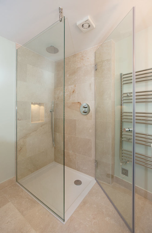 Contemporary Bathroom - Westbourne Park Road, Notting Hill - Professional plumbing work by Rosebourne Plumbing