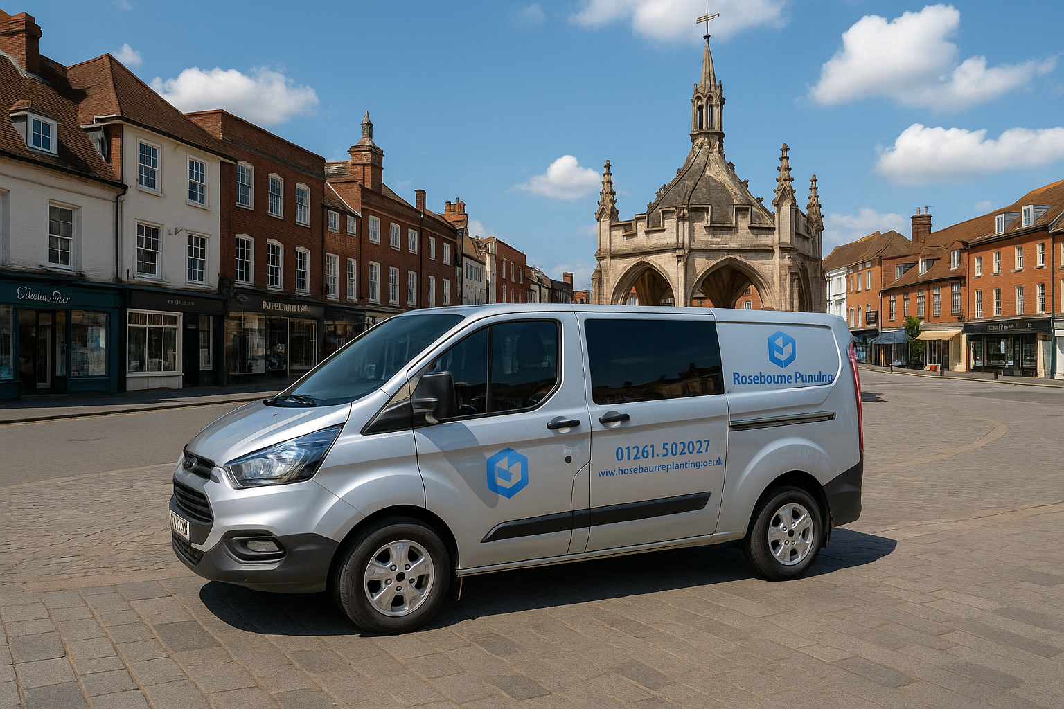 professional plumbing services - rosebourne-plumbing-van-newbury-market-place-hero.png in Marlborough by Rosebourne Plumbing