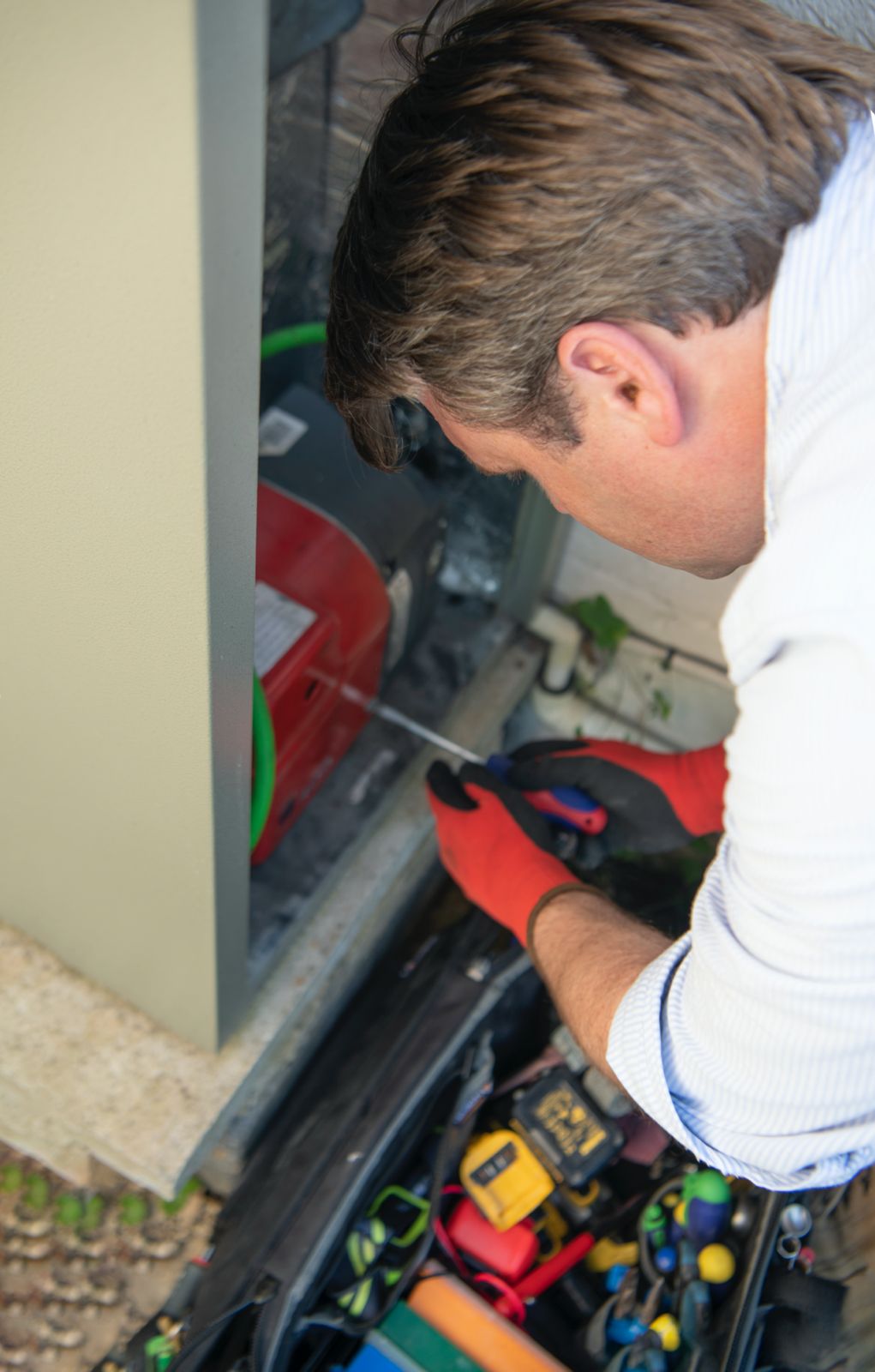 Will Gaze providing expert plumbing advice in Hampshire