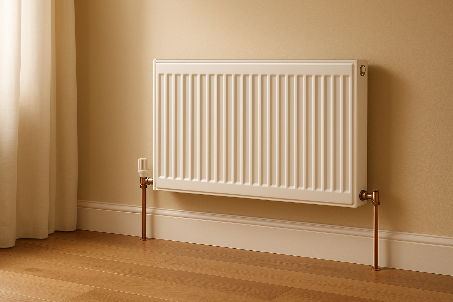Wall-mounted combi boiler installation - Hampshire heating system